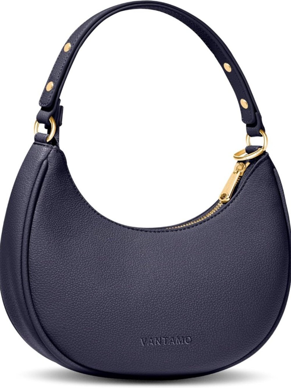 RFID Protection Half Moon Clutch Purse for Women - Stylish Anti-Theft Bag
